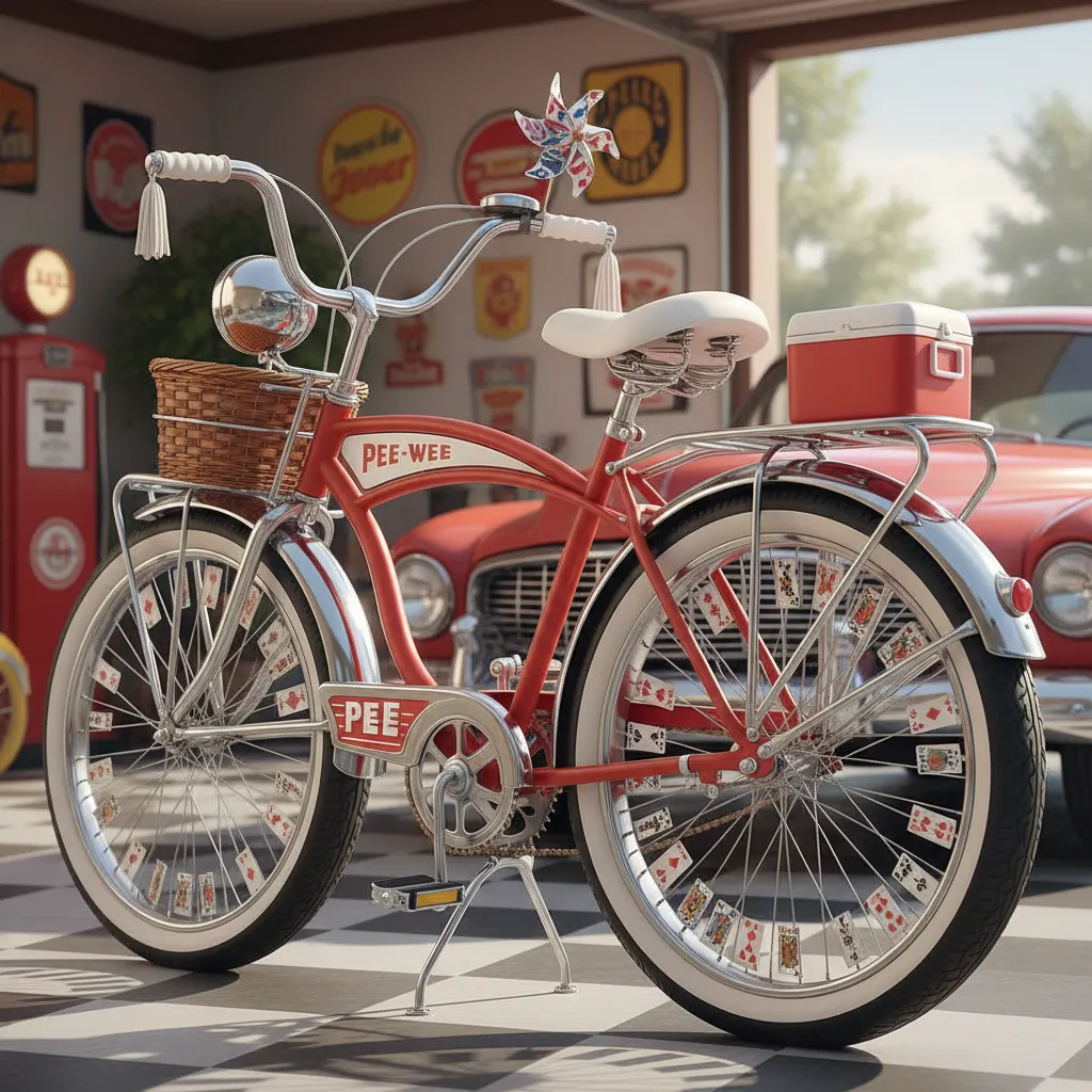 Pee-wee Herman style bicycle